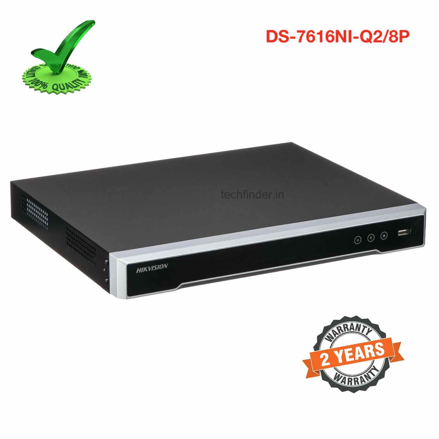 Hikvision DS-7616NI-Q2/16P 16ch POE 4k Nvr Hikvision DS-7616NI-Q2/16P 16ch POE 4k Nvr